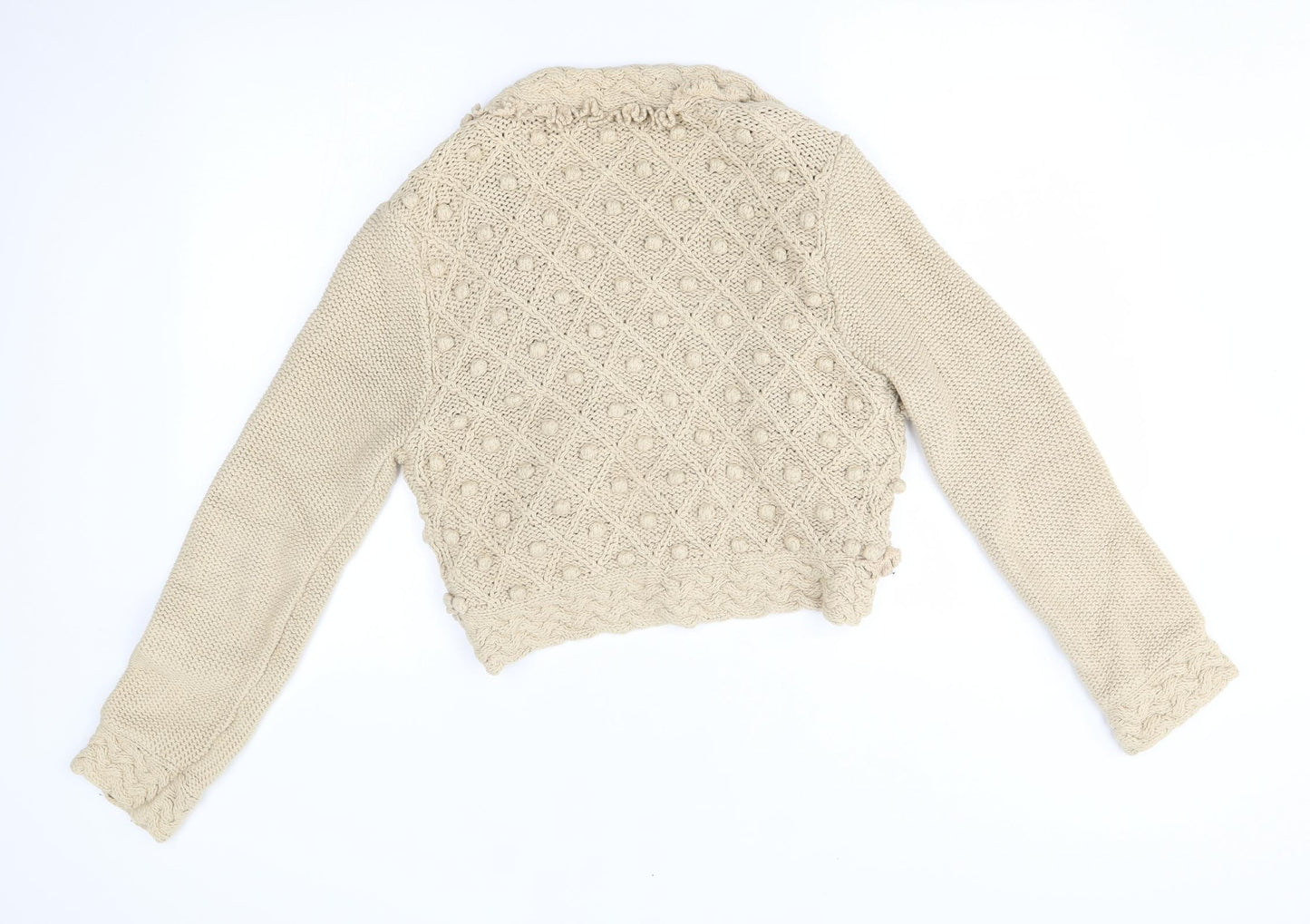 Phase Eight Womens Beige   Cardigan Jumper Size 14