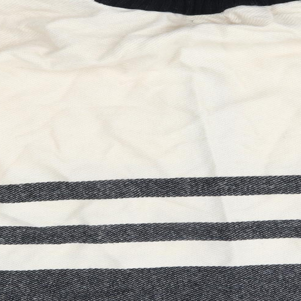 River Island Womens Beige Striped  Jacket Poncho One Size