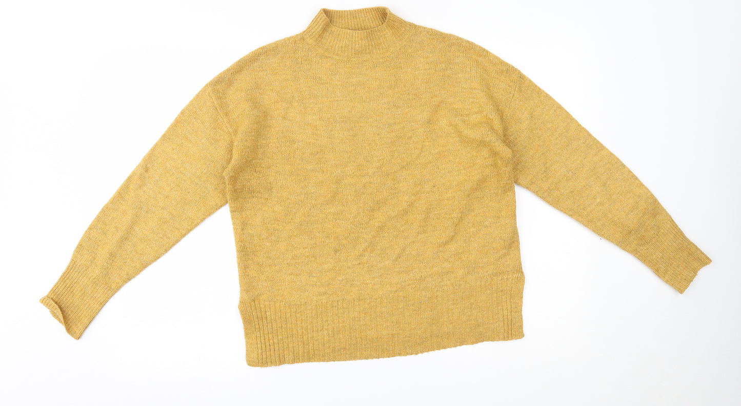Nutmeg Womens Yellow   Pullover Jumper Size 10