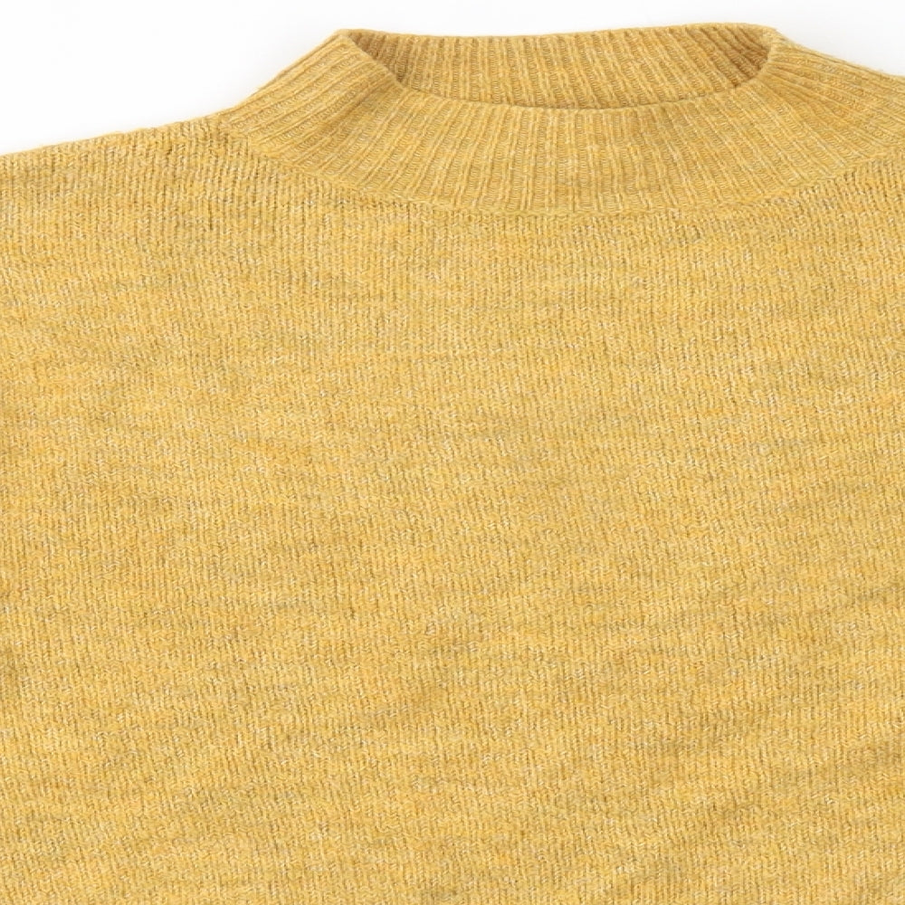 Nutmeg Womens Yellow   Pullover Jumper Size 10