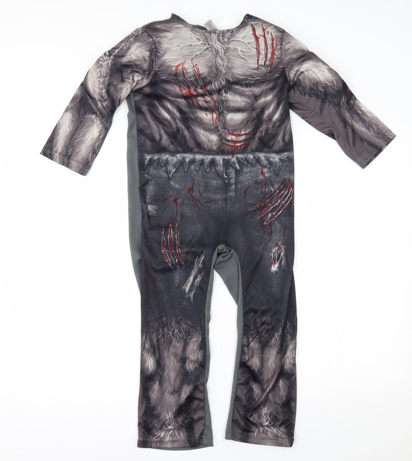 Hallow Scream Boys Grey    One Piece Size 5-6 Years  - werewolf costume
