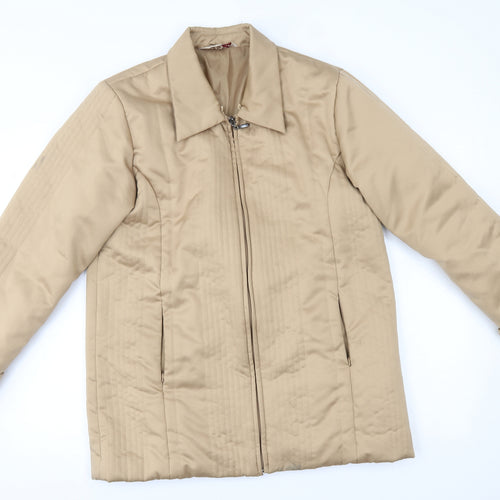 Kaleidoscope Womens Beige   Jacket Coat Size 12  - shiny