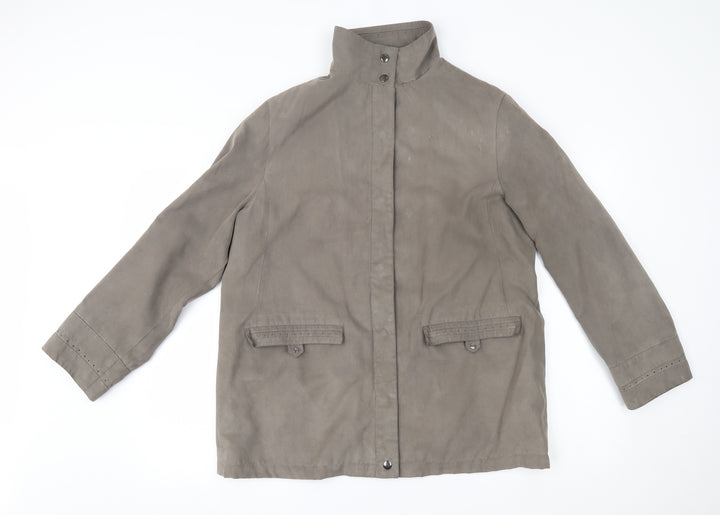 Debenhams Womens Grey   Jacket Coat Size 14