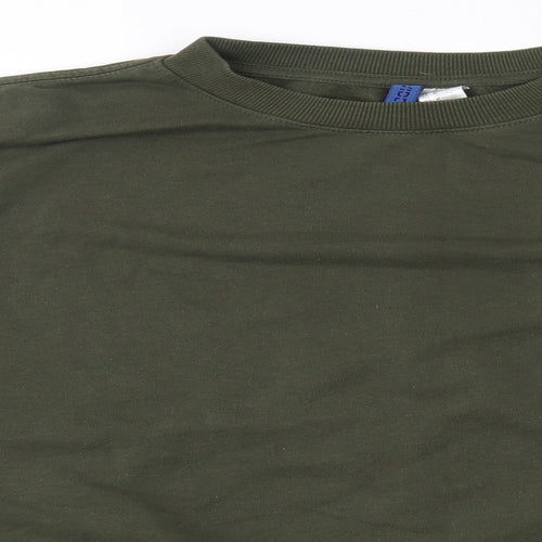 H&M Mens Green   Pullover Jumper Size M