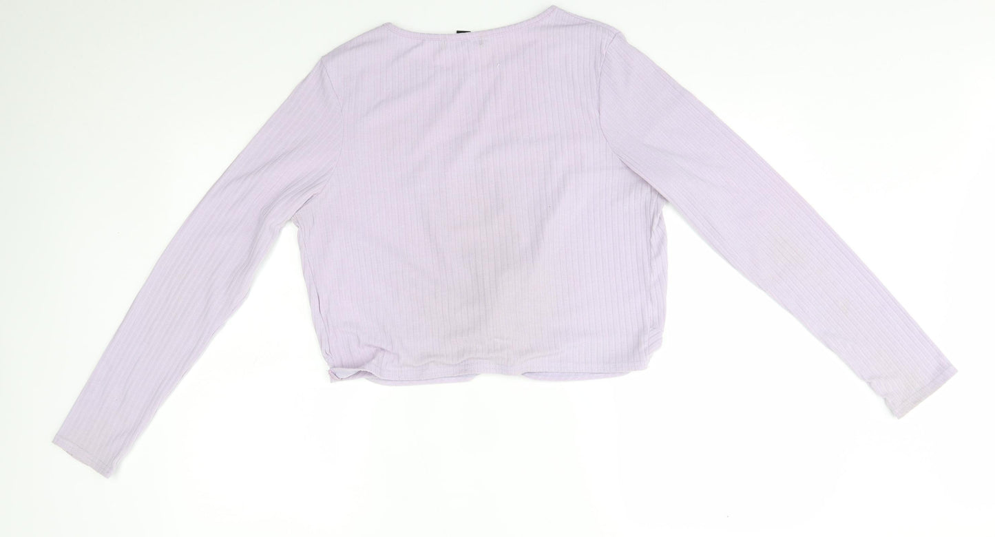 New Look Womens Purple   Pullover Jumper Size 16