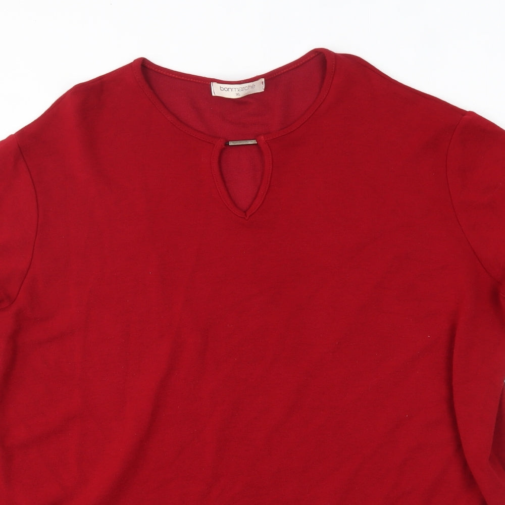 bonmarche Womens Red   Pullover Jumper Size XL