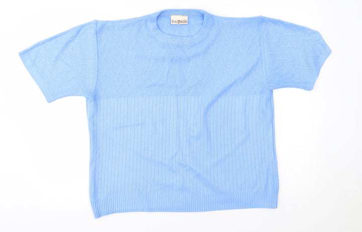 bonmarche Womens Blue Pullover Jumper Size S