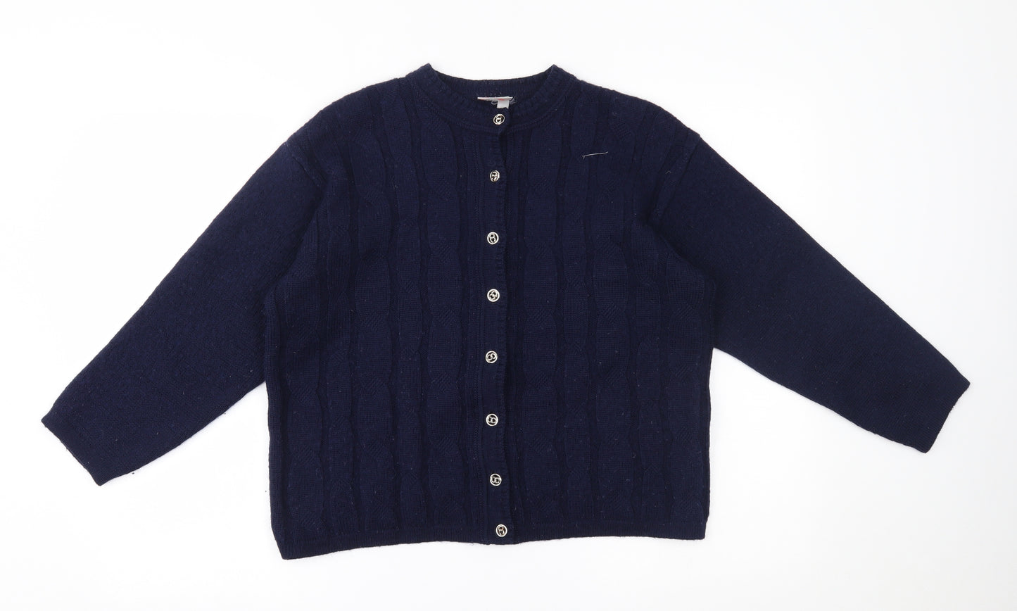 st clair Womens Blue   Cardigan Jumper One Size