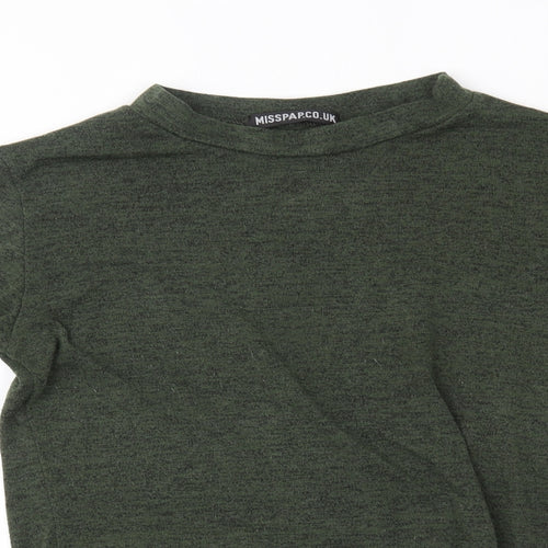 Misspap Womens Green   Pullover Jumper Size M