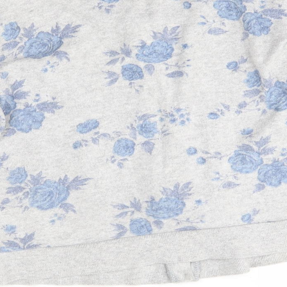 Atmosphere Womens Grey Floral  Cardigan Jumper Size 16