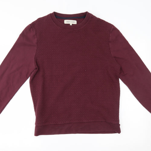 River Island Womens Red   Pullover Jumper Size M