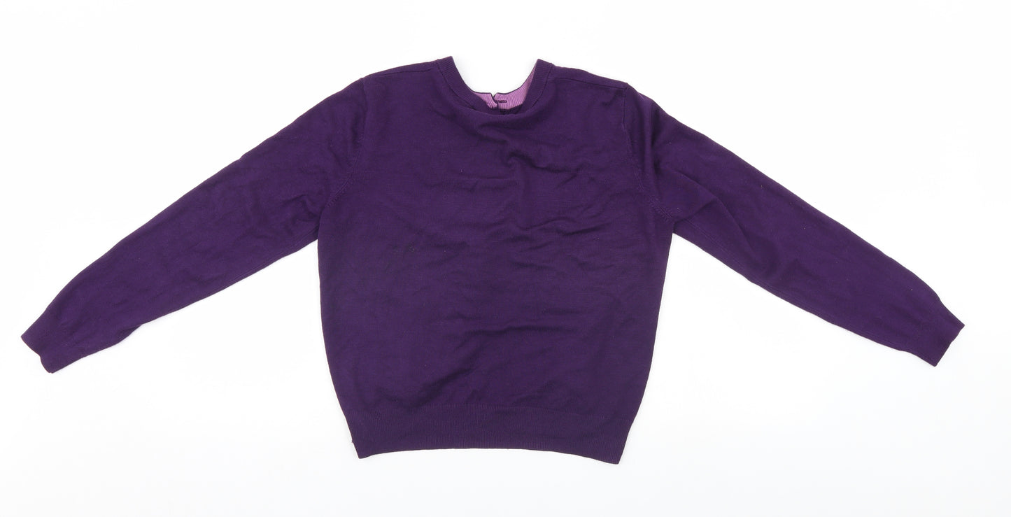 Marks and Spencer Womens Blue   Cardigan Jumper Size 14
