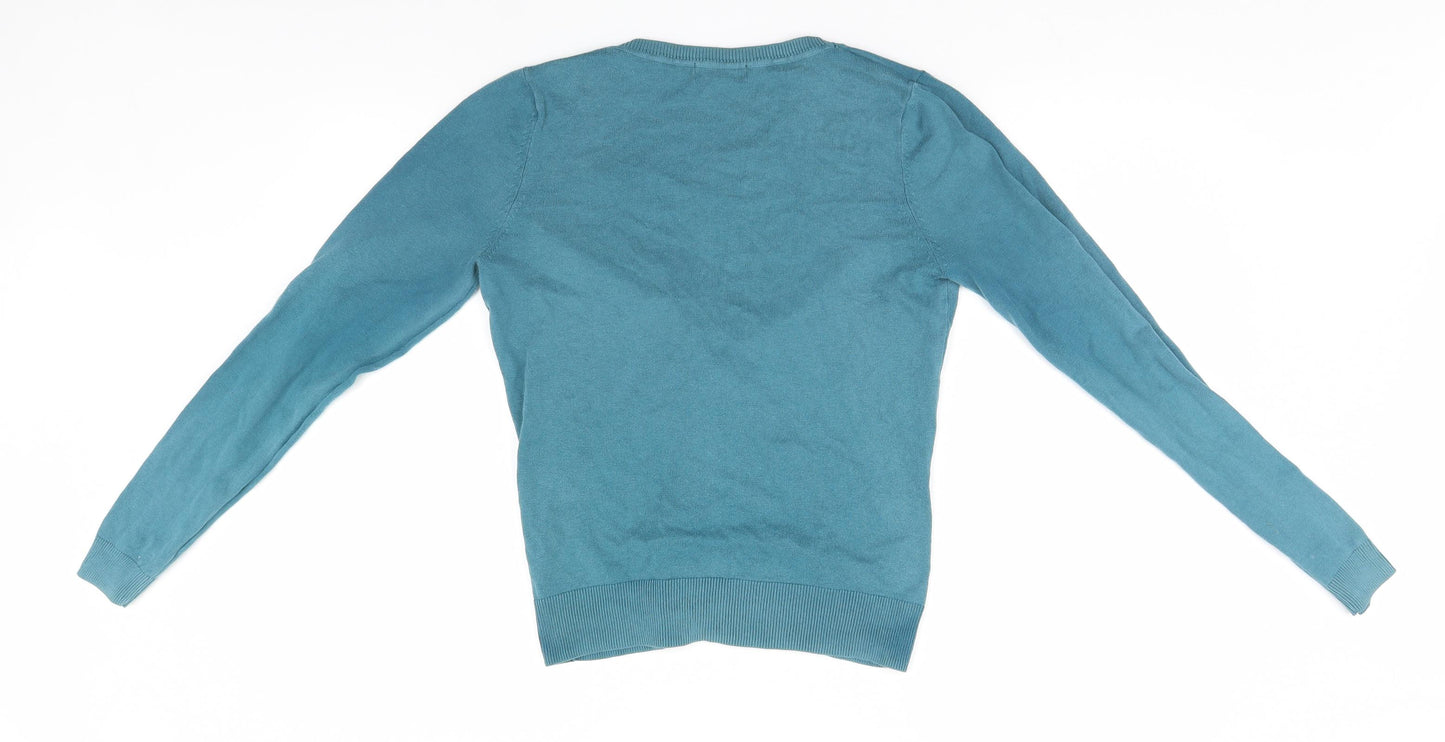 New Look Womens Blue   Cardigan Jumper Size 12
