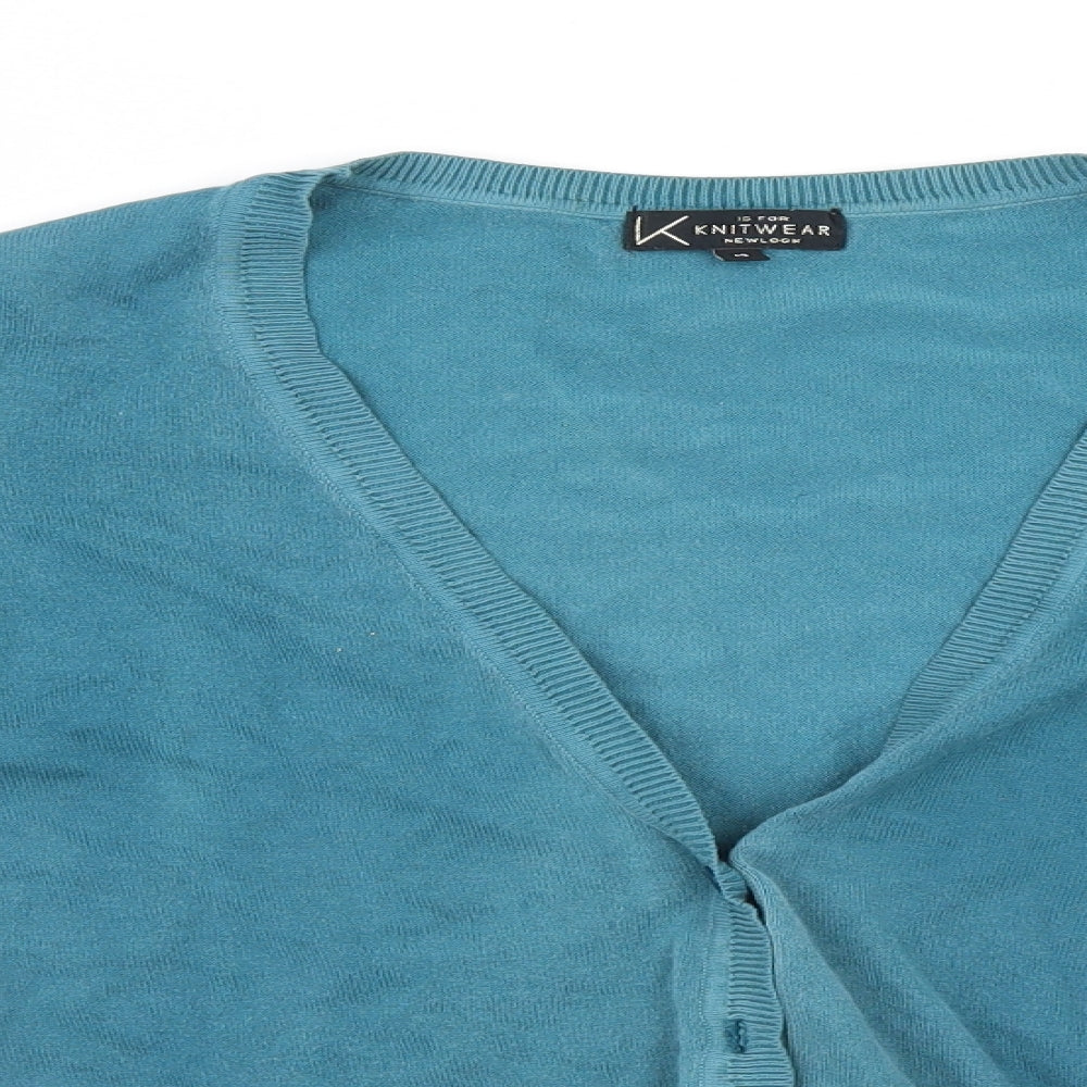 New Look Womens Blue   Cardigan Jumper Size 12