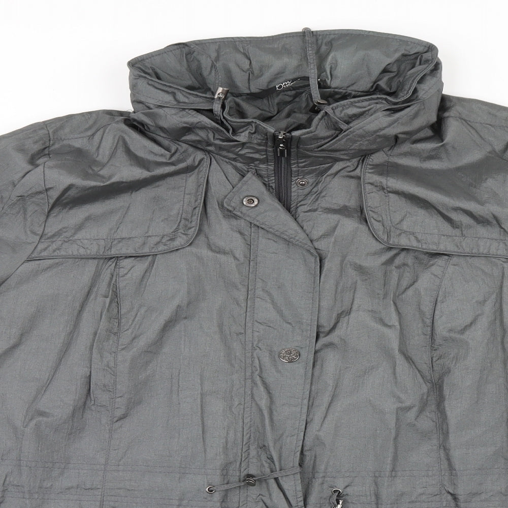 BM Womens Grey   Rain Coat Coat Size 24
