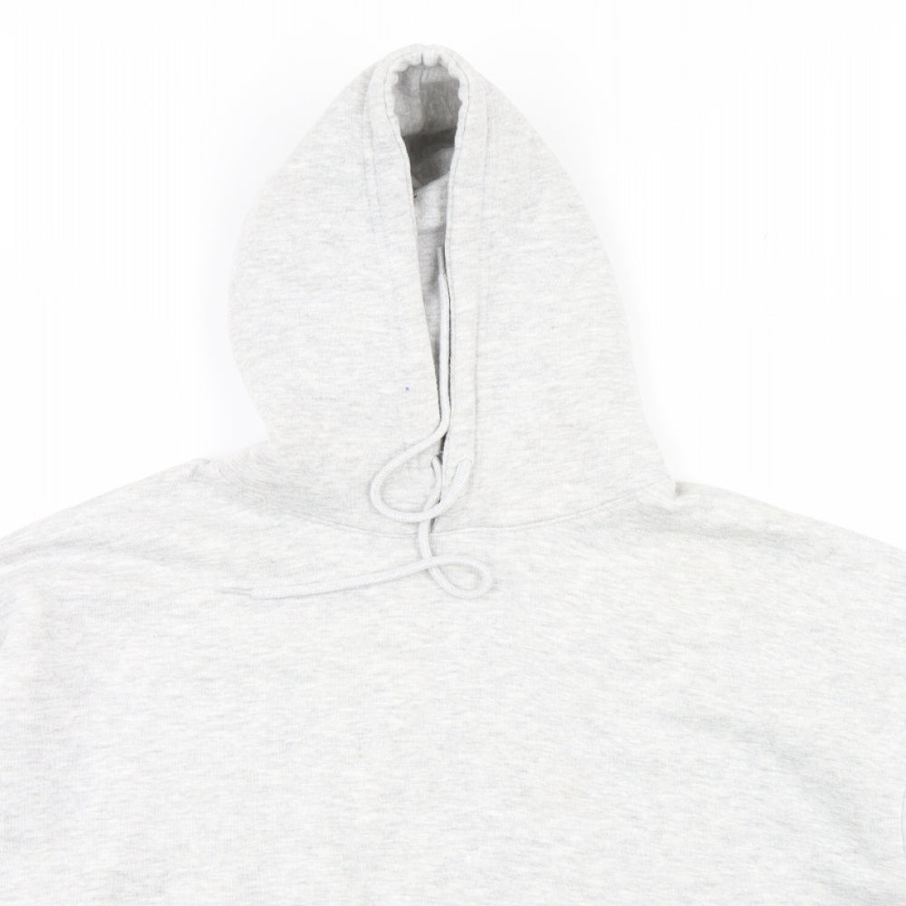 PRETTYLITTLETHING Womens White   Pullover Hoodie Size S