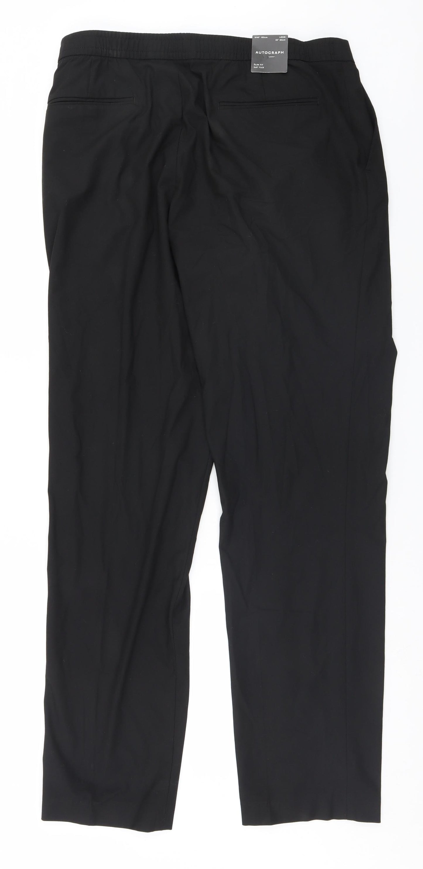 Atmosphere Mens Black   Trousers  Size 33 in L32 in
