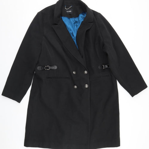 Preworn Womens Black   Overcoat Coat