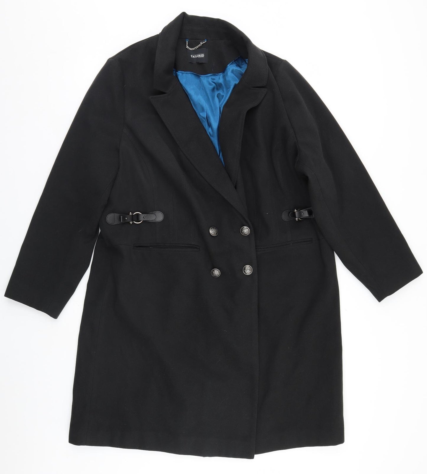 Preworn Womens Black   Overcoat Coat
