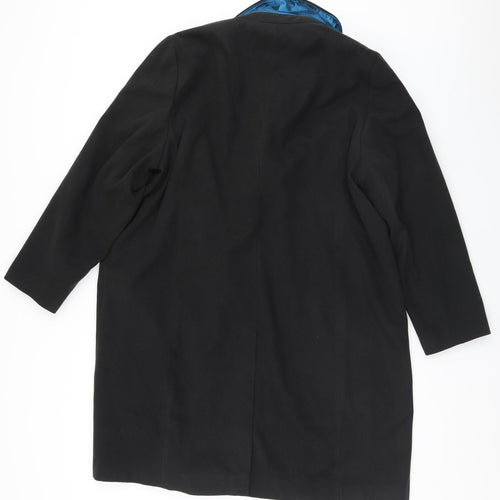 Preworn Womens Black   Overcoat Coat