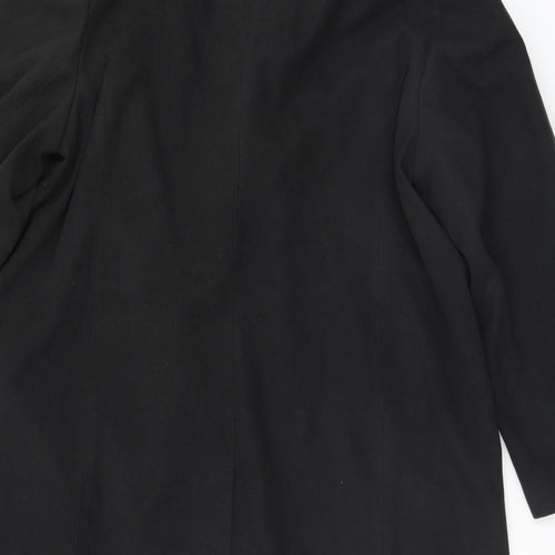Preworn Womens Black   Overcoat Coat