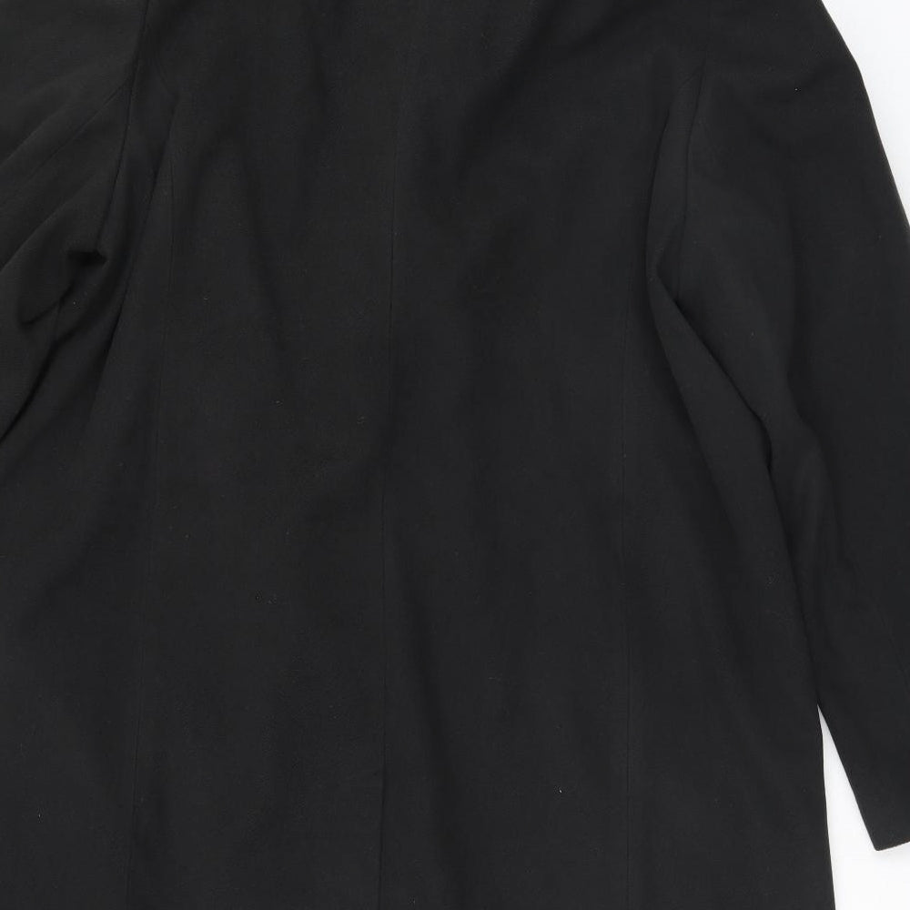 Preworn Womens Black   Overcoat Coat
