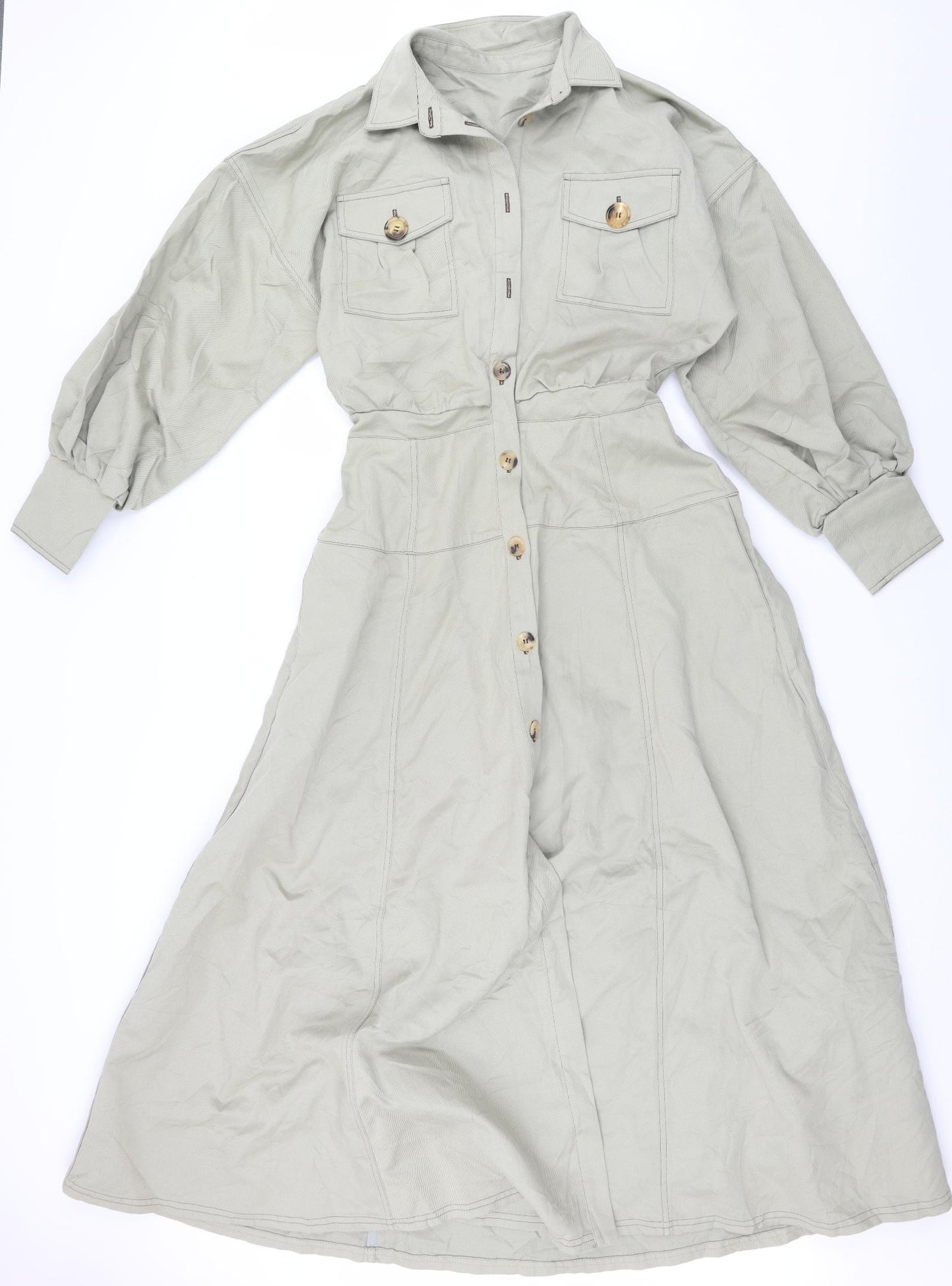 Preworn Womens Beige   Overcoat Coat