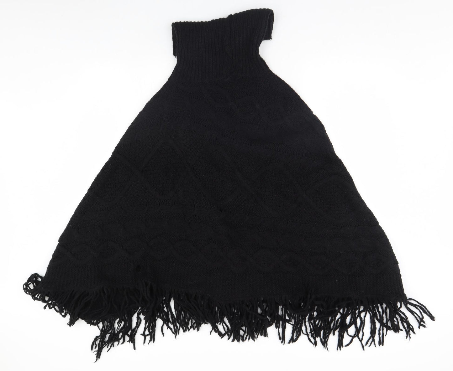 NEXT Womens Black   Overcoat Poncho Size M