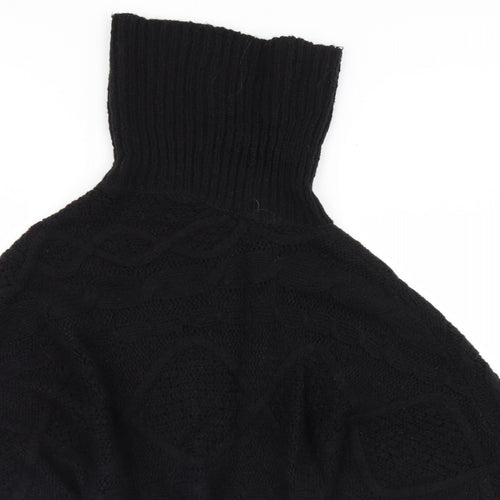 NEXT Womens Black   Overcoat Poncho Size M