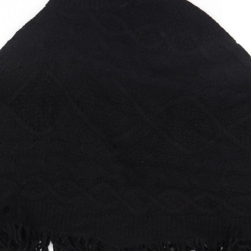 NEXT Womens Black   Overcoat Poncho Size M