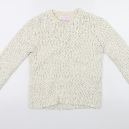 Tommy Bahama Girls White   Pullover Jumper Size 13-14 Years