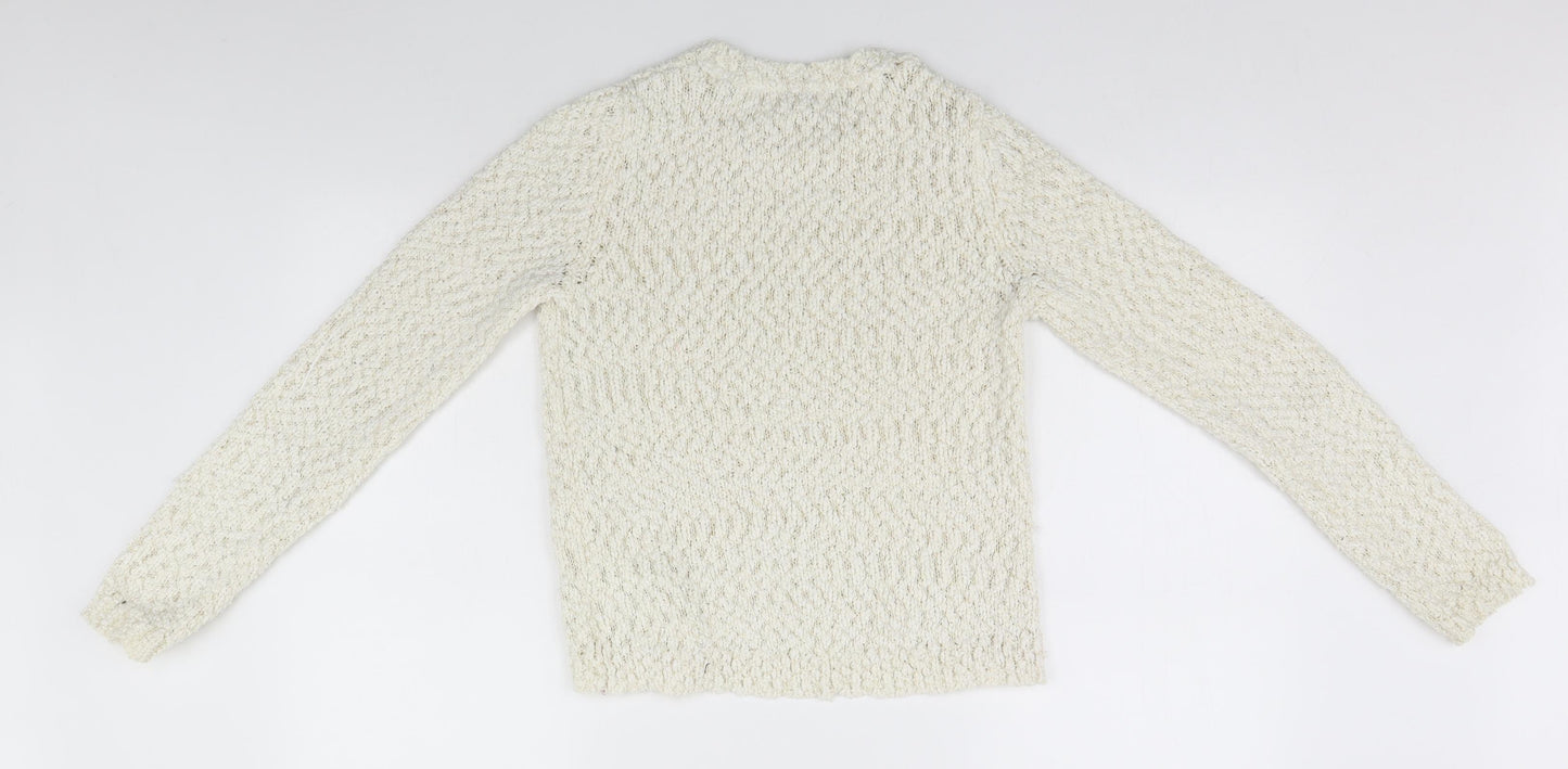 Tommy Bahama Girls White   Pullover Jumper Size 13-14 Years