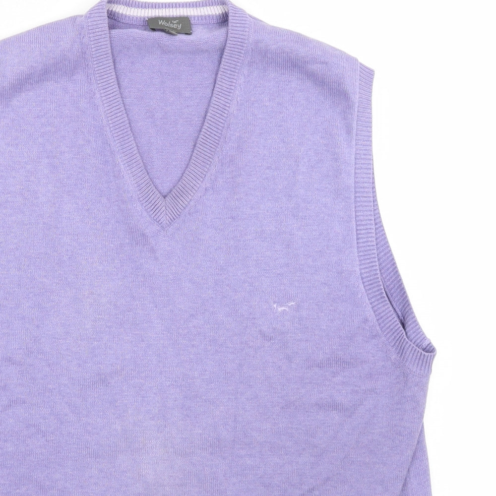 Wolsey Mens Blue   Pullover Jumper Size M