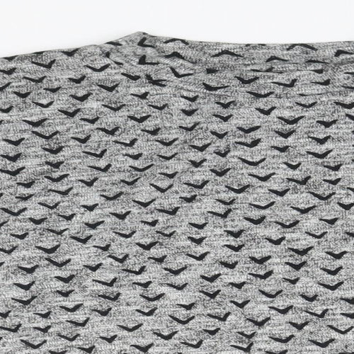 NEXT Womens Grey Geometric  Pullover Jumper Size 12