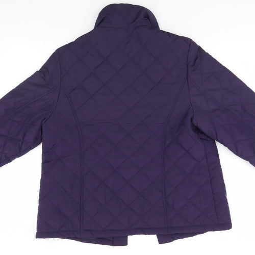 DASH Womens Blue   Full Zip Jumper Size 12