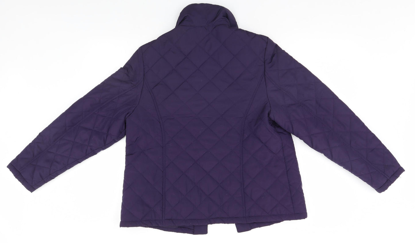 DASH Womens Blue   Full Zip Jumper Size 12