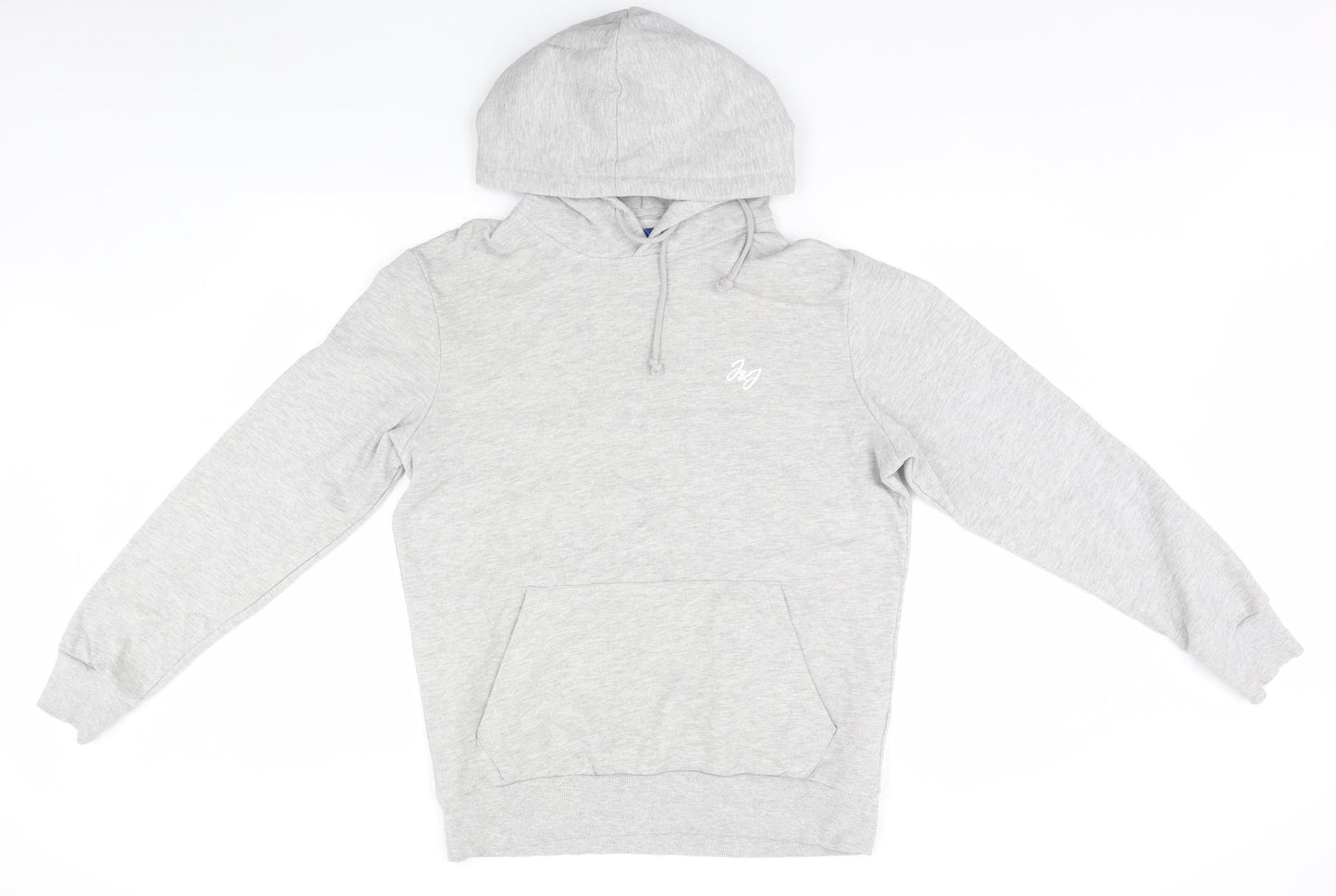 JACK & JONES Mens Grey   Pullover Hoodie