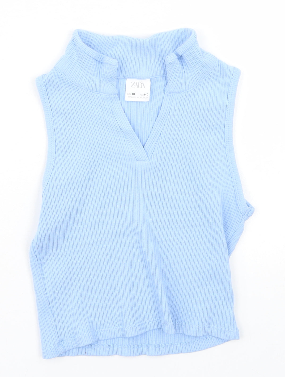 Zara Womens Blue   Basic T-Shirt Size 10