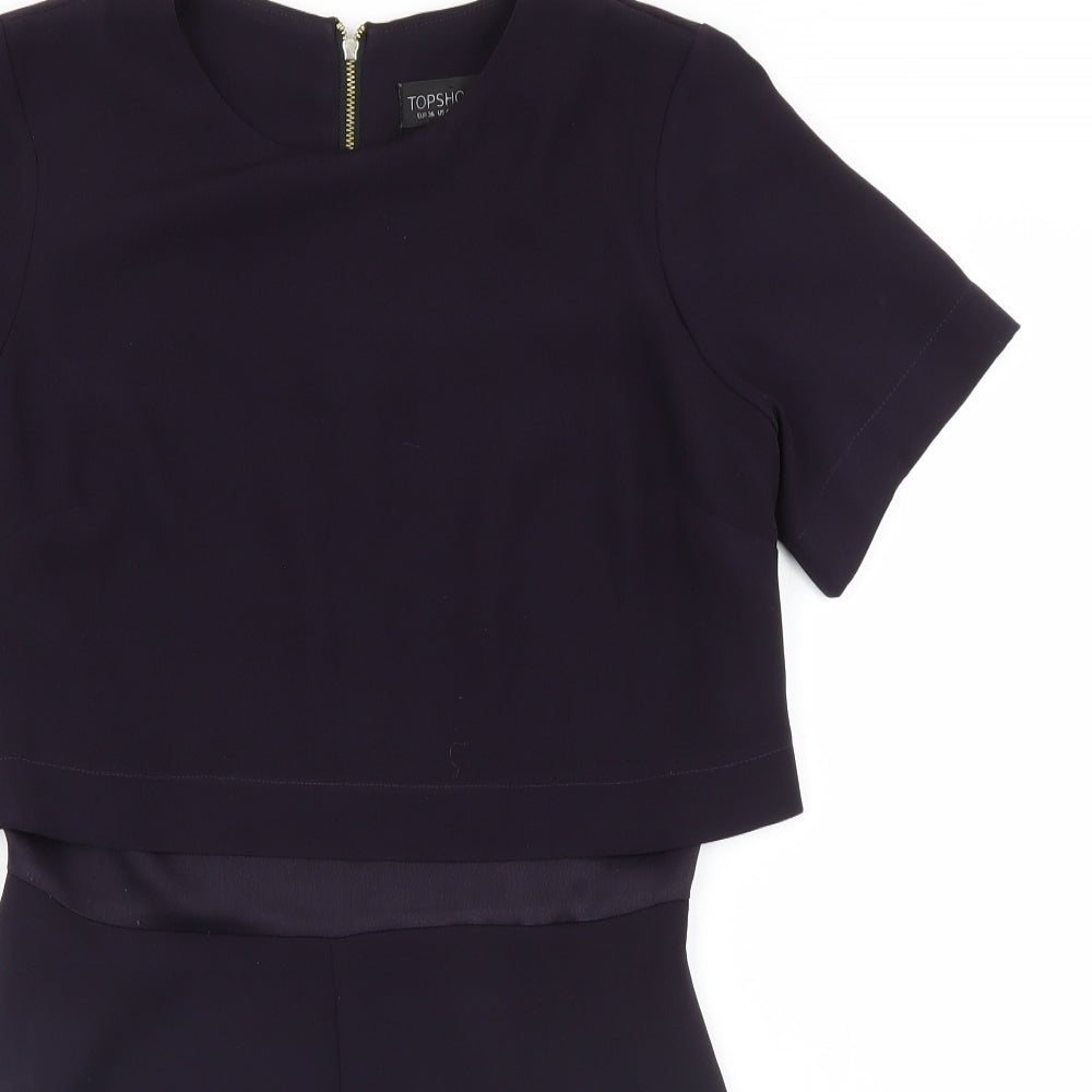 Topshop Womens Black   A-Line  Size 8