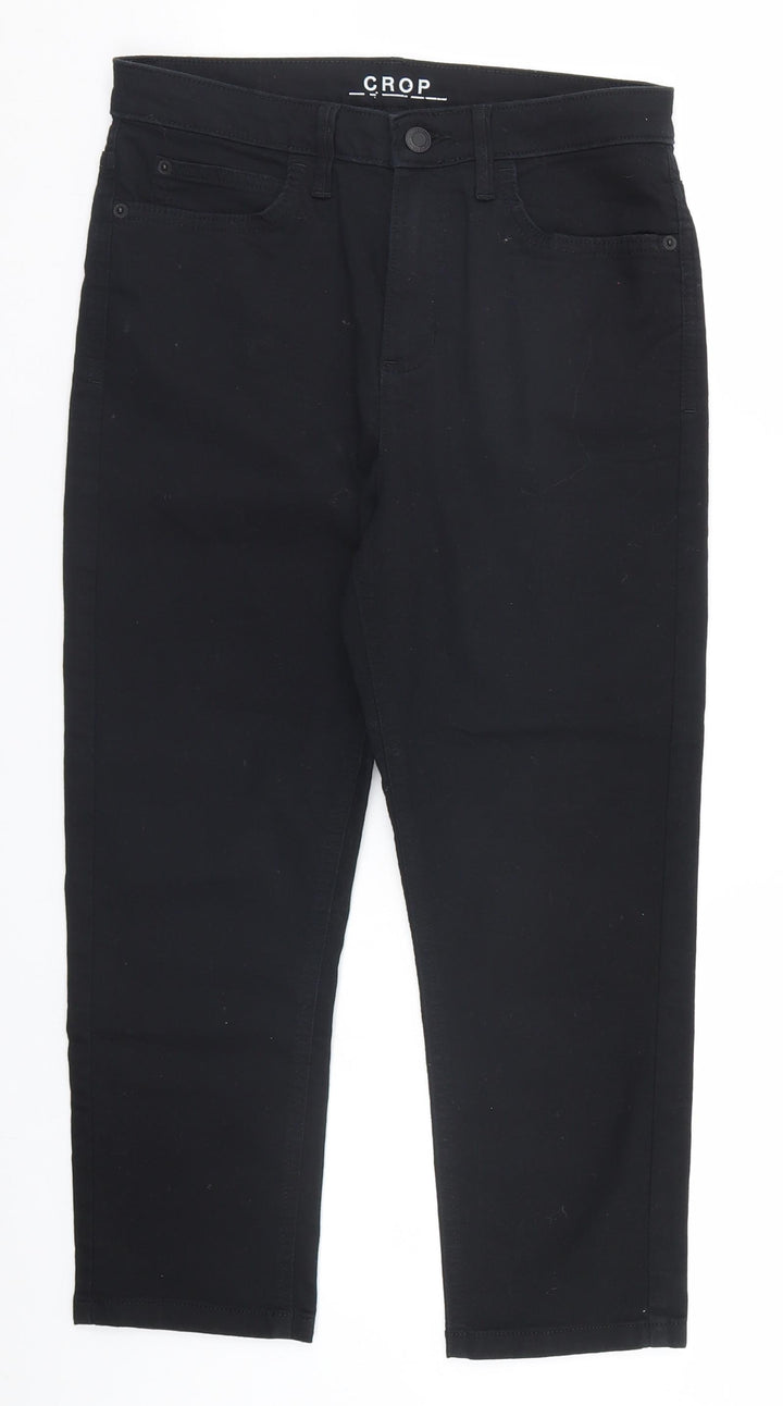 Marks and Spencer Womens Black   Straight Jeans Size 10 L20 in