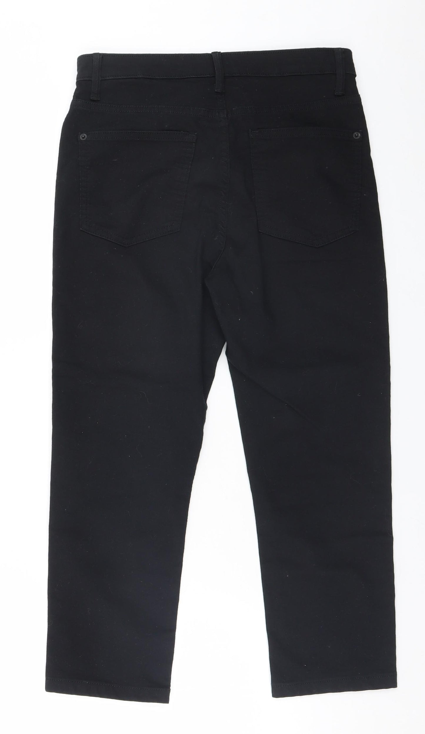 Marks and Spencer Womens Black   Straight Jeans Size 10 L20 in