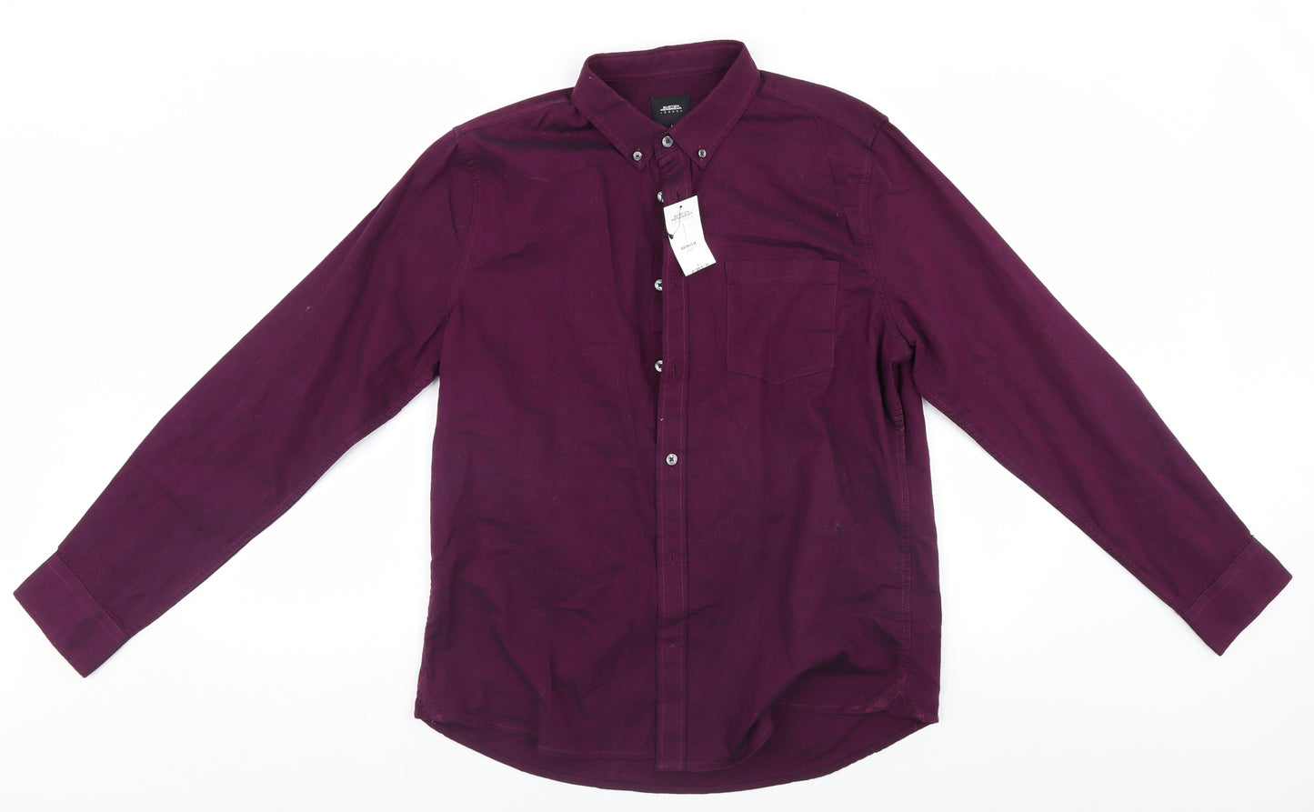 Burton Mens Blue    Button-Up Size L