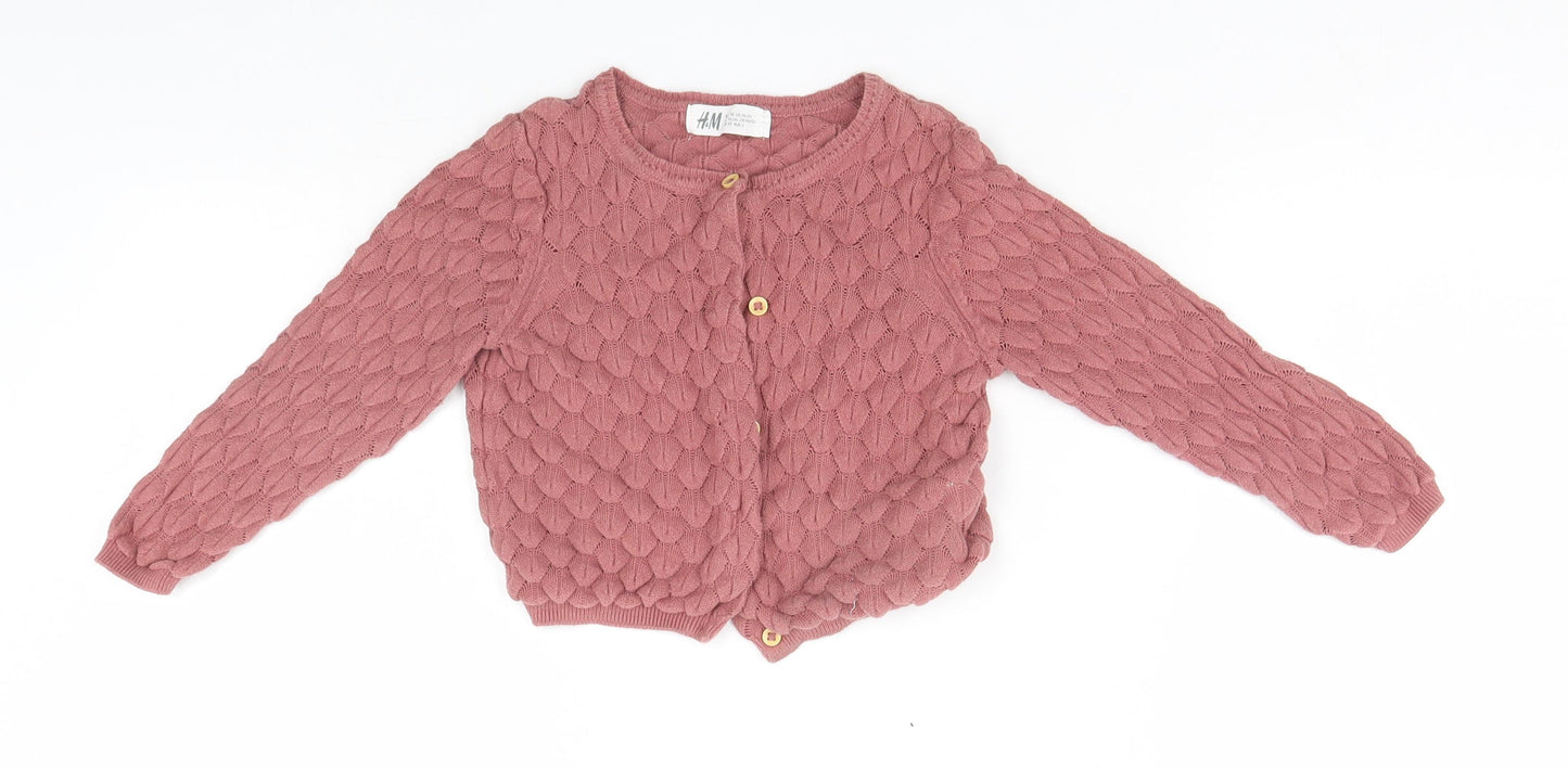 H&M Baby Brown   Cardigan Jumper Size 18-24 Months