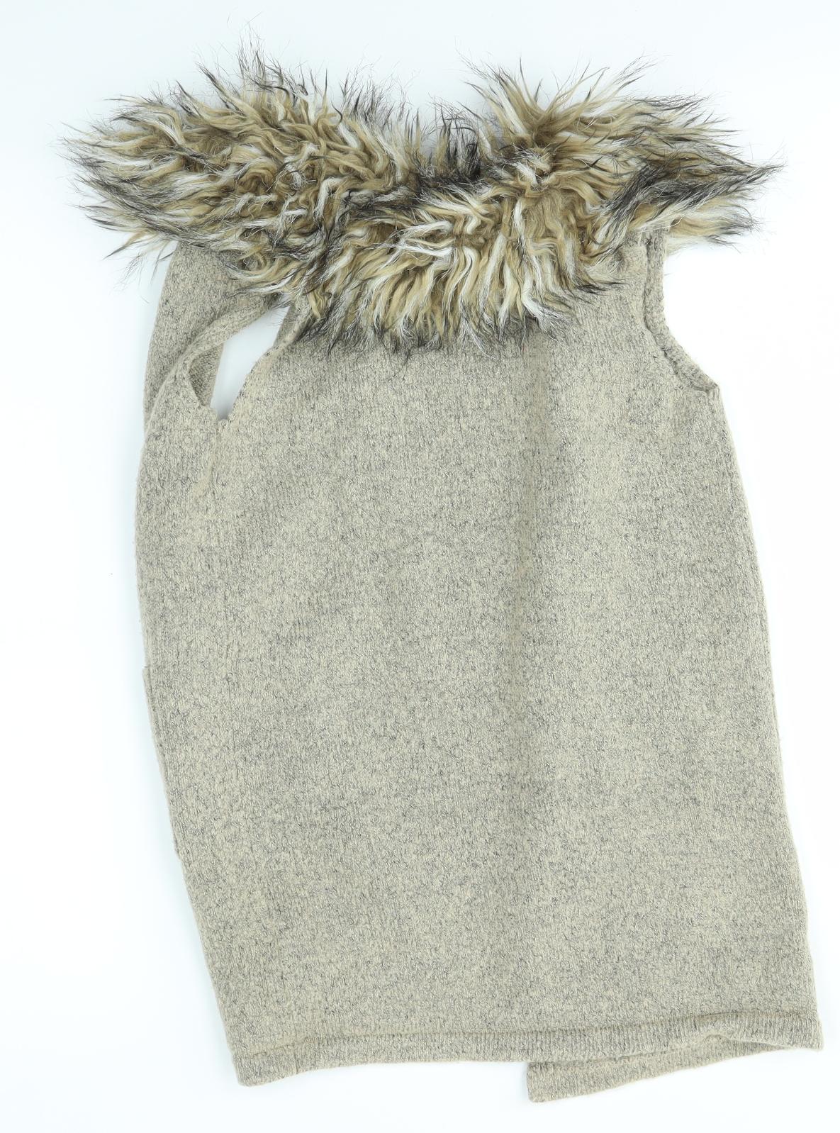 Primark Girls Brown   Cardigan Jumper Size 9-10 Years
