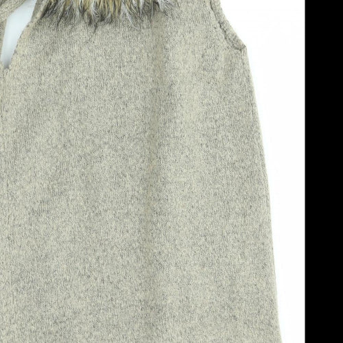 Primark Girls Brown   Cardigan Jumper Size 9-10 Years