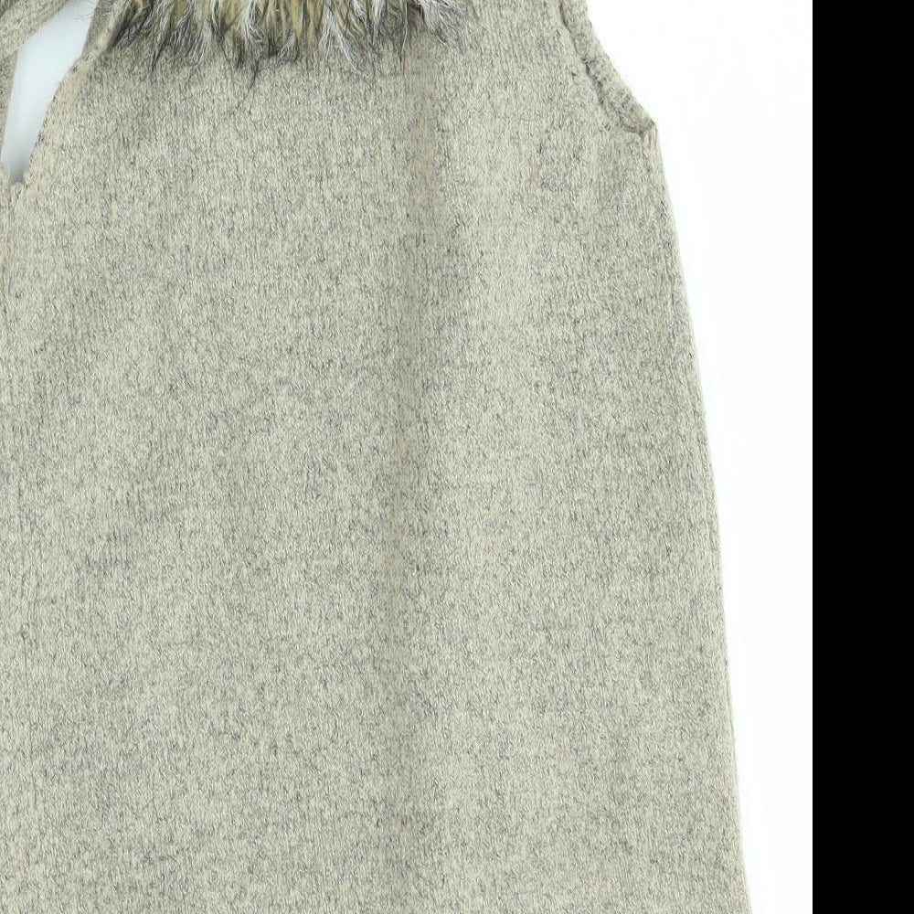 Primark Girls Brown   Cardigan Jumper Size 9-10 Years
