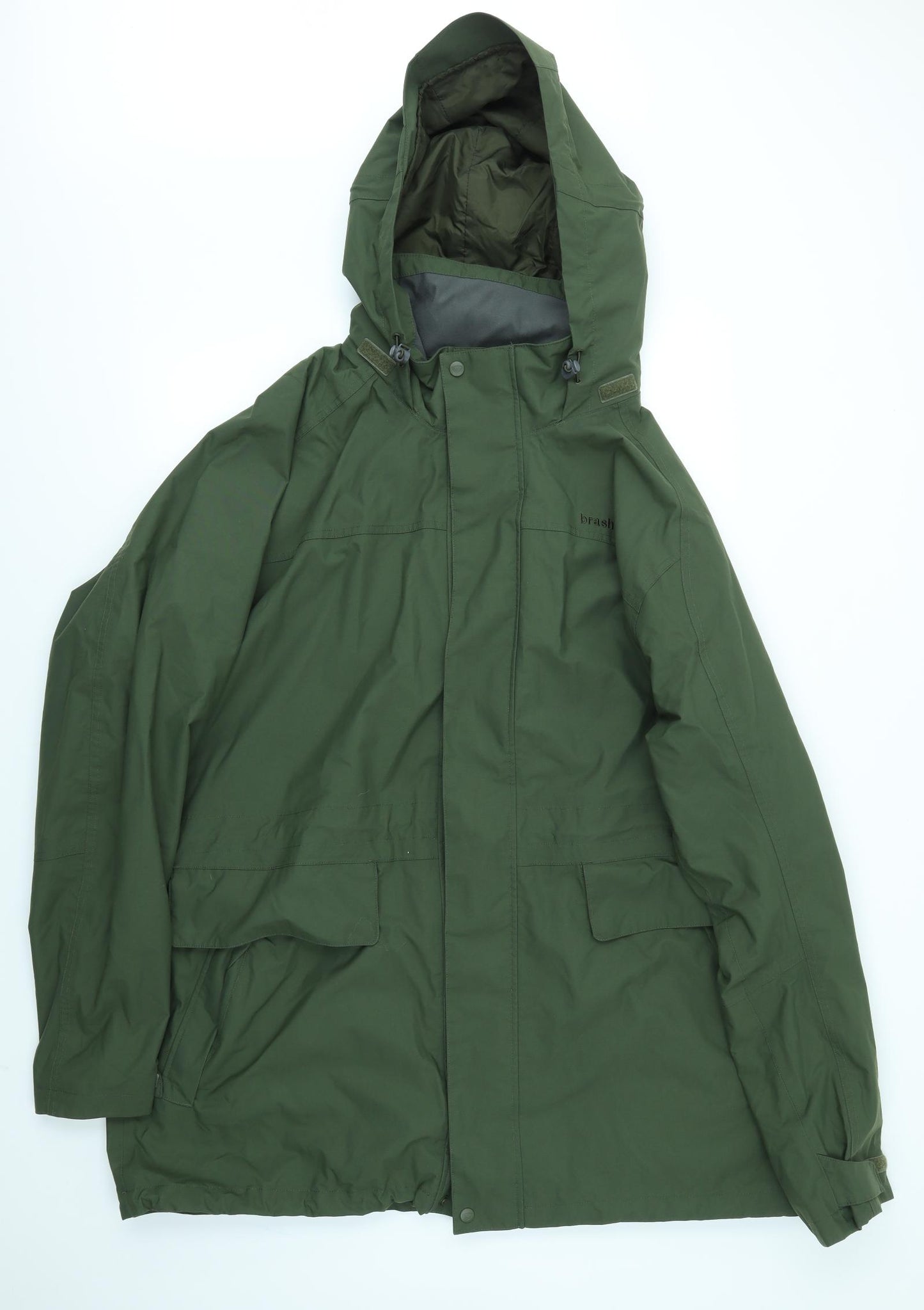 brasher Mens Green   Rain Coat Coat Size 3XL