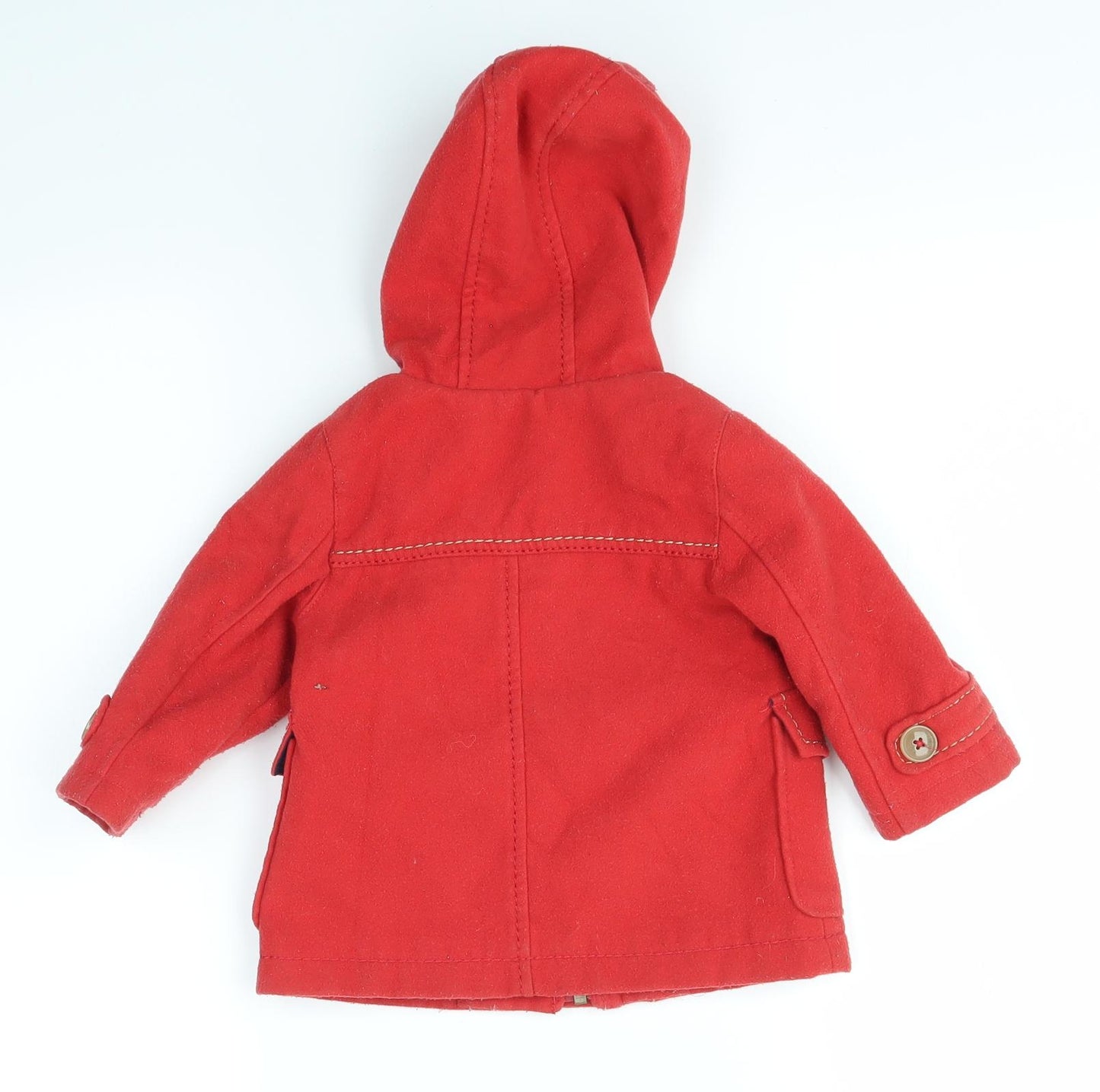 NEXT Baby Red   Overcoat Coat Size 9-12 Months