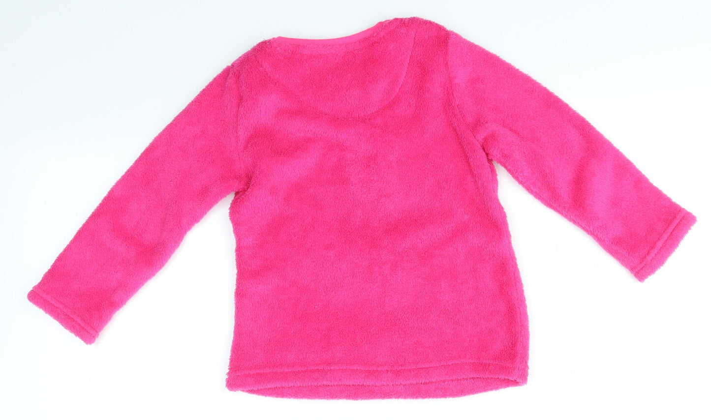 Primark Girls Pink Solid  Top Pyjama Top Size 3-4 Years