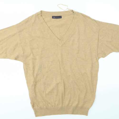M&S Womens Brown   Pullover Jumper Size 10